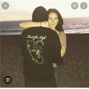 RARE LANA DEL REY Lust For Life California Hoodie Sweatshirt Authentic OFFICIAL